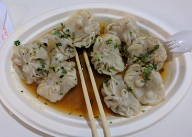 The Pizitz Food Hall signature dishes Momo
Chicken and Waffles
Sushi